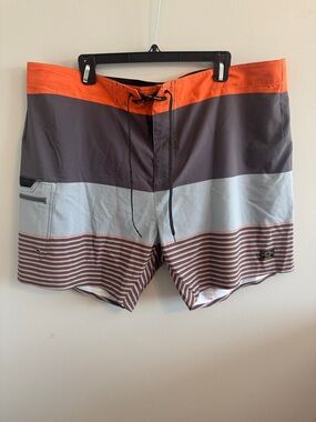 Grundens Dark Seas NEVER WORN swim trunks Men’s 42